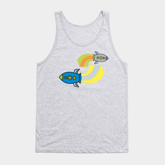 Rocket kawaii Tank Top by Pendientera